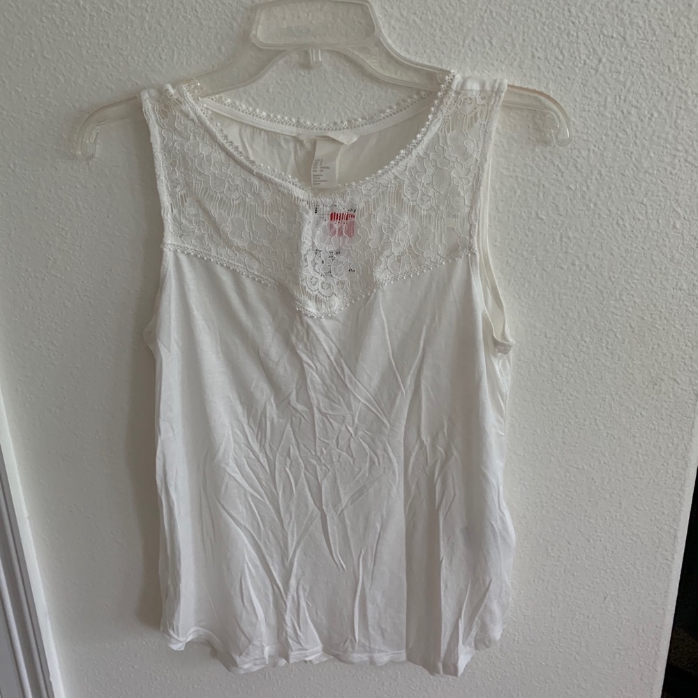 White camisole top